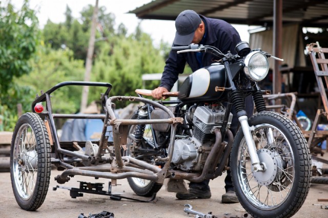 moto en sidecar